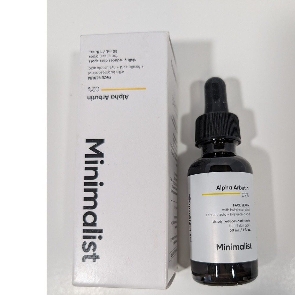 Minimalist Alpha Arbutin 02% Face Serum Dark Spot Remover Hyaluronic Acid 30ml